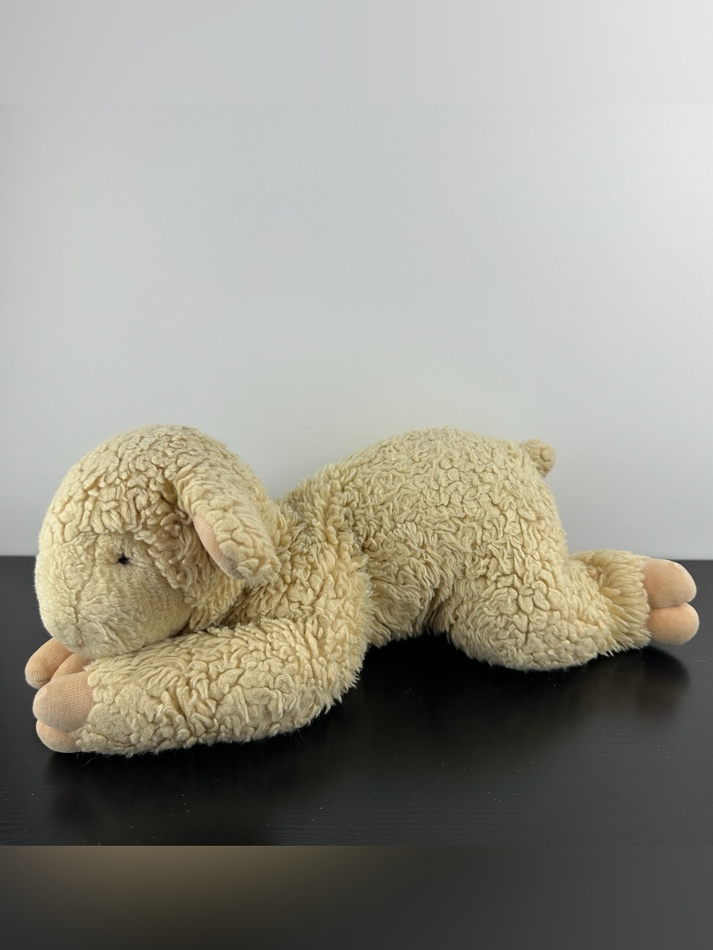 Gund Rare Beige Cream Lamb Sheep 12” Plush Stuffed Animal 1993 Vintage